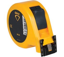 Рулетка 5 м х 19 мм DEKOR HASSAN с магнитным захватом HELIX MAGNETIC 817 