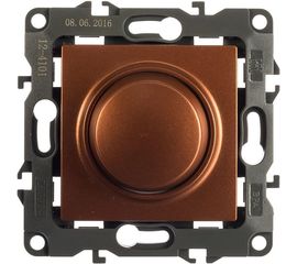 Поворотно-нажимной светорегулятор ЭРА 12410114 400ВА, 230В, IP20 Б0019364 