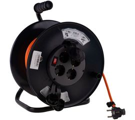 Удлинитель Партнер-Электро ProfiLine 4гн. с/з с выкл. ПВС 3х1,5 16A 30м IP 44 UP216C-430GR 