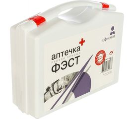 Аптечка первой помощи для оснащения рабочих кабинетов, учреждений и организаций АРК, футляр-полистирол ФЭСТ №5.1 ф.5.1 