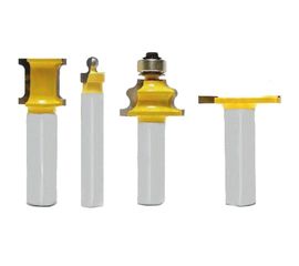 Набор фрез по дереву (4 шт; хвостовик 12 мм) для изготовления шарнирного соединения Энкор 10595 