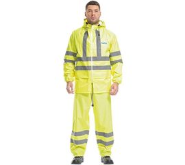 Нейлоновый сигнальный костюм с СО полосами Элит-Профи, желтый, размер 2XL, RR017y2XL 