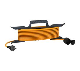 Удлинитель шнур Партнер-Электро GardenLine на рамке б/з ПВС 2х0,75 10A 30м IP 44 US201B-130OR 