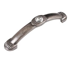 Ручка скоба ОФК комплект из 10 штук, 3030-96 старое серебро Tr-00000967 