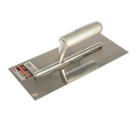 Стальная гладилка 280х130мм, зеркальная полировка, деревянная ручка MATRIX 86732 