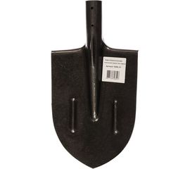 Штыковая лопата из рельсовой стали с порошковой окраской без черенка с ребрами жесткости Gigant NGRL-01 