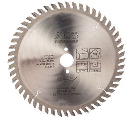 Диск пильный по дереву (165x20 мм; 52Z) AEG 4932430312 