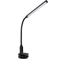 Настольный светильник, чёрный, LED, 6Вт, зажим-струбцина, 230В, сенсорное включение, 4 уровня яркости, 4000К Camelion KD-793 C02 12491 