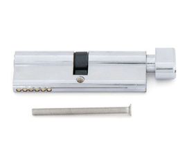 Цилиндровый механизм HOME 110 мм 55x55 ЦАМ, перфоключ с вертушкой, 5 ключей, хром CICAM1105555KV 