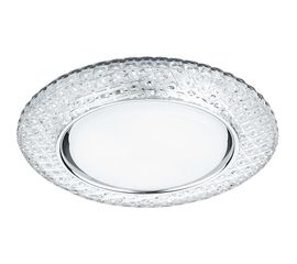 Встраиваемый потолочный светильник FERON 20LED, 2835 SMD, 4000K, 15W, GX53, без лампы, прозрачный/хром CD4042 41304 