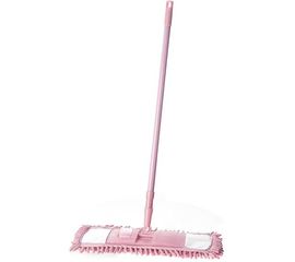 Швабра для пола HomeQueen Еврокласс с насадкой из микрофибры, шенилл, цветная 56649 