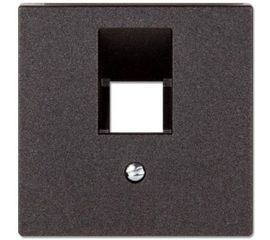 Накладка 1-ой тел/комп розетки JUNG EcoProfi Антрацит EP569-1BFPLUAAN 