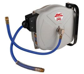 Закрытая поворотная катушка для воздуха и воды APAC 6x10, 10 м+1 м, PVC, 1/4”, 12 бар 1731.C5 