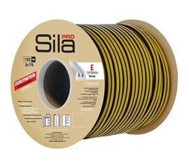 Самоклеящийся уплотнитель Sila Home Е 150 м, 9х4 мм, белый 40CX 