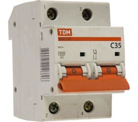 Автоматический выключатель TDM ВА47-100 2Р 35А 10кА С SQ0207-0061 