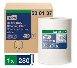 Нетканый материал TORK арт. 530137 Premium 530, белый, малый рулон 106,4 м 8925 