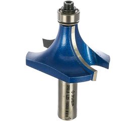 Фреза кромочная калевочная №1 ПРОФЕССИОНАЛ (50.8х25х71.5 мм; R19 мм; хвостовик 12 мм; ВК6) Зубр 28701-50.8 