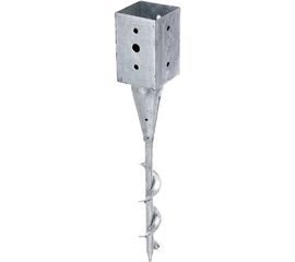 Гильза для стойки GAH ALBERTS оцинкованная, 91х91х595 мм 208387 