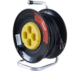 Удлинитель Радист РБК16-270-005 катушка 10А 4 гнезда 2*1 50м чёрный 981 