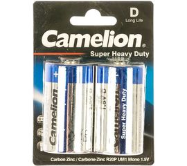 Батарейка 1.5В Camelion, R20 Blue BL-2,3217 