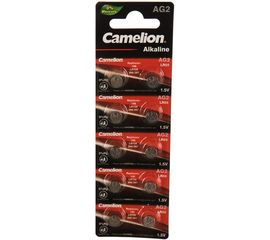 Батарейка для часов Camelion G2 BL-10 Mercury Free AG2-BP10 0%Hg 396A/LR726/196 12810 