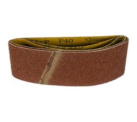 Лента бесконечная (3 шт; 75х457 мм; P40) для ленточных шлифовальных машин Biber 70331 тов-157914 