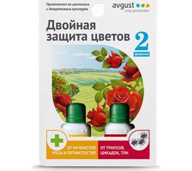 Комплекс препаратов от болезней и вредителей Чистоцвет+Биотлин (10 мл + 9 мл) Avgust A00366.3 