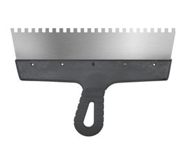 Фасадный зубчатый шпатель (300 мм, нержавеющая сталь, 6 мм) Biber 35231 тов-169782 