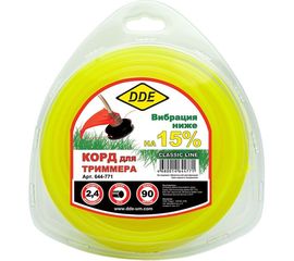 Корд триммерный (2.4 мм; 90 м; круг) DDE 644-771 