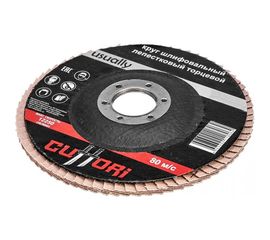Круг лепестковый торцевой F1 (125х22.2 мм; Р40) Cuttori 200002 