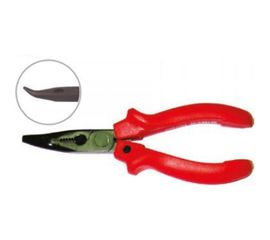 Изогнутые тонкогубцы Диэлектрик 160 мм Biber 85454 тов-080859 