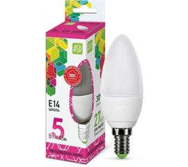 Светодиодная лампа ASD LED-СВЕЧА-std 5Вт 230В Е14 6500К 450Лм 4690612034072 