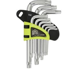 Набор ключей ARMERO TORX, 9 шт., CrV, короткие A410/097 