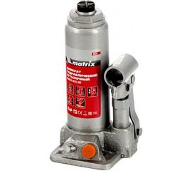 Гидравлический бутылочный домкрат MATRIX 2 т, h подъема 181–345 мм 50761 