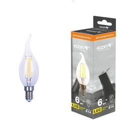 Светодиодная лампа ECON, LED CNT 6Вт E14 2700K B35 FIL 926111 