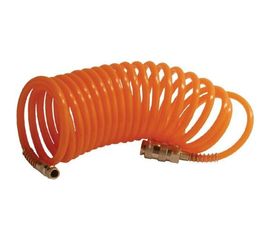 Шланг спиральный с быстроразъемными соединениями (20 м; 6x8 мм; 15 бар; ПВХ) INTERTOOL PT-1705 