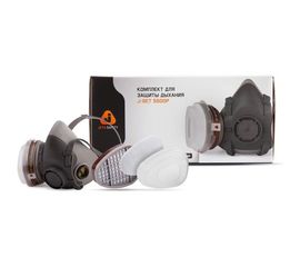 Комплект для защиты дыхания полумаска из термопласта Jeta Safety J-SET 5500P-L 5500PК-L Комплект 