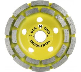 Чашка алмазная сегментная двухрядная по бетону 125 мм Diamond Industrial DIDCH125S 