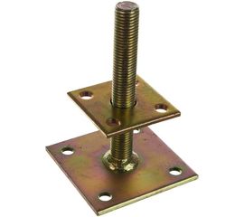 Компенсационная опора GAH ALBERTS для бруса 30-150 оцинкованная 70x70 218102 