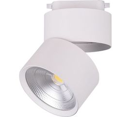 Трековый светодиодный светильник на шинопровод FERON 15W, 1350 Lm, 90 гр, белый, 4000К, AL107 32475 