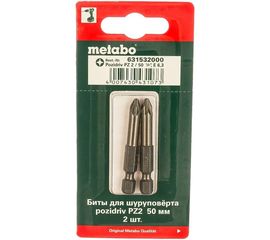 Биты PZ2 (50 мм, 2 шт.) Metabo 631532000 