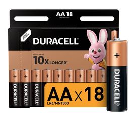 Элемент питания Duracell LR6-18BL BASIC 18шт Б0014448 