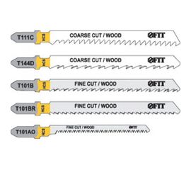 Набор полотен по дереву для электролобзика (5 шт.) FIT 41010 