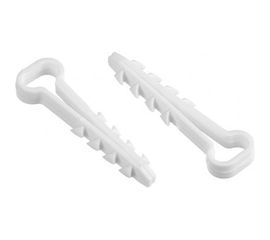 Дюбель-хомут DM PLAST 5-10 для плоского кабеля, белый, 100 шт dx5-10dm 