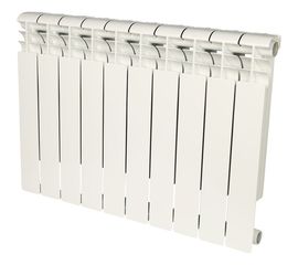 Алюминиевый радиатор ROMMER Profi 500 AL500-80-80-100 10 секций RAL9016 82485 