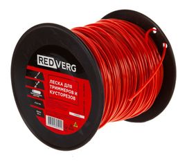 Леска для триммера 2,4 мм, 90 м, круглая, армированная REDVERG 6632729 