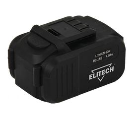 Аккумулятор Li-Ion, 18 В, 4 Ач Elitech 1820.067700 