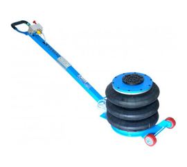 Пневматический 3-секционный домкрат с ручкой AE&T 5т T08105A 