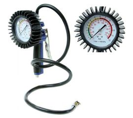 Пистолет для подкачки шин Pegas pneumatic TG-68 с масляным наполнением, манометра давления 1-12 атм 5003 