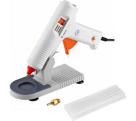 Клеевой термопистолет DEKO DKGG150 150ВТ, SET4, с функцией THERMAL CONTROL, подставка, набор 063-4974 